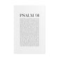 Psalm 91 Christian Art Print - White (Physical Poster)