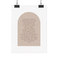 The Lord's Prayer Christian Art Print (Physical)