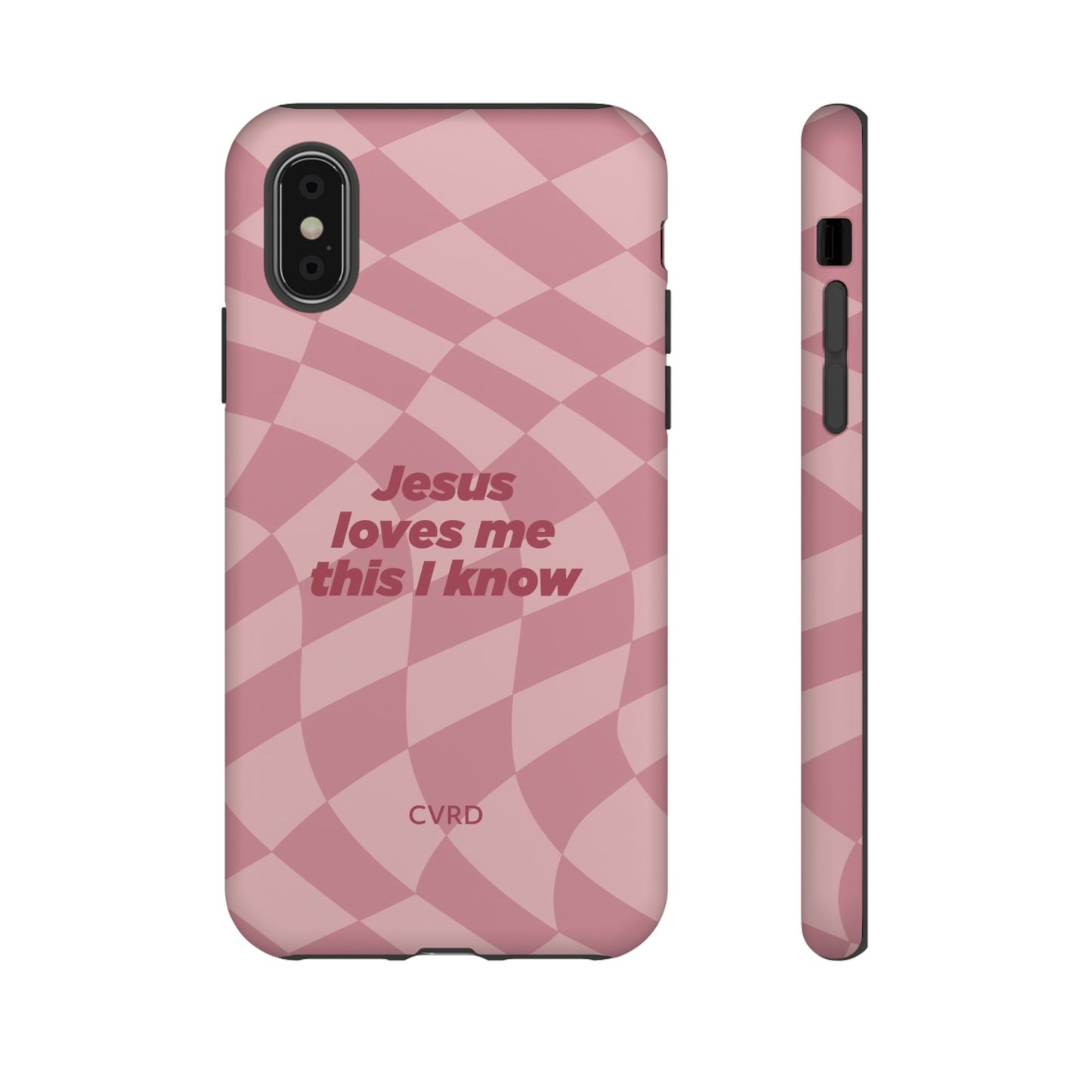 Jesus loves me this I know, Pink iPhone Case