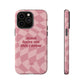 Jesus loves me this I know, Pink iPhone Case