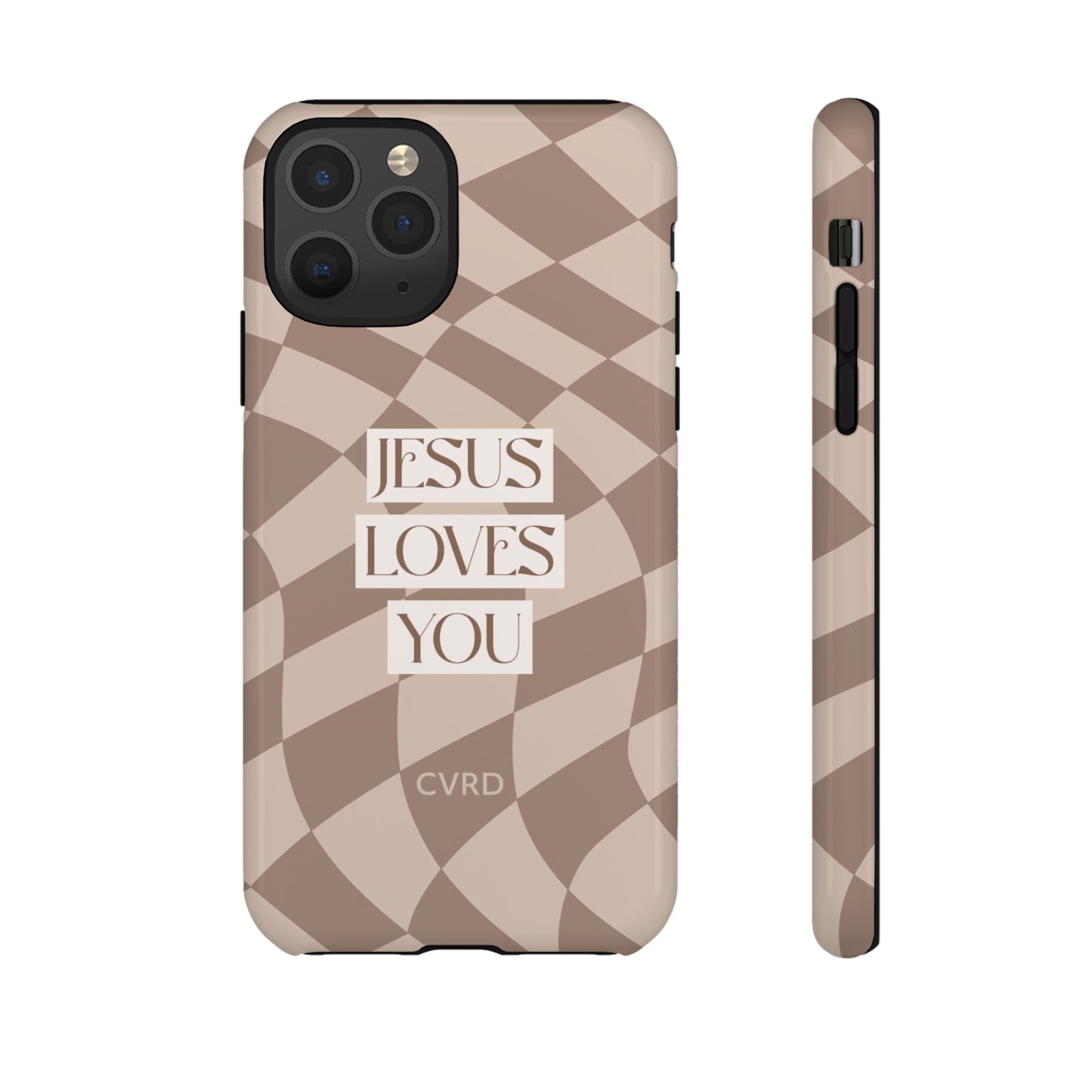 Jesus Loves You, Latte Christian iPhone Case