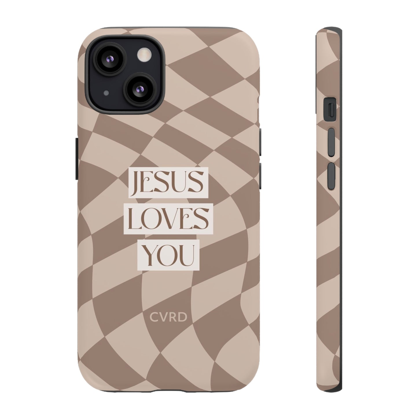 Jesus Loves You, Latte Christian iPhone Case