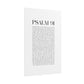 Psalm 91 Christian Art Print - White (Physical Poster)