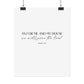 "As for me and my house" Joshua 24:15 Christian Art Print - White (Physical Poster)