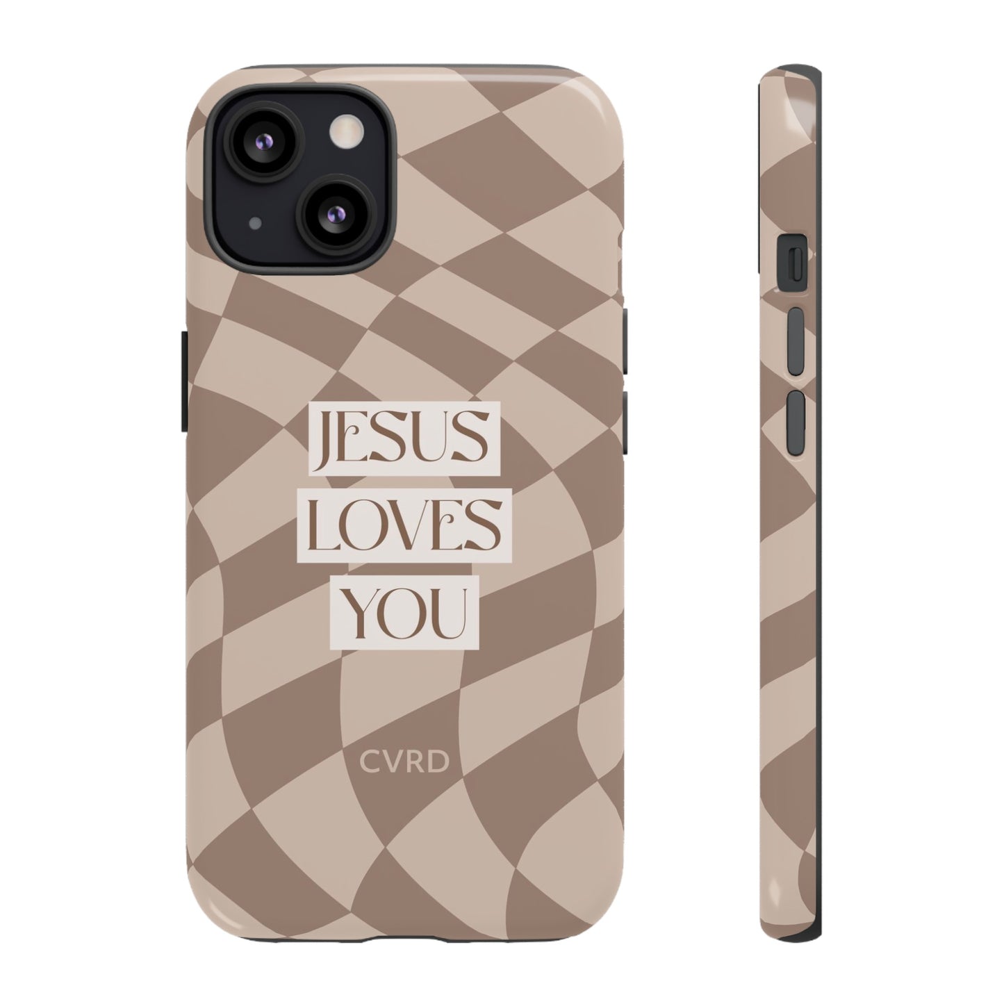 Jesus Loves You, Latte Christian iPhone Case