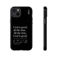 God is Good All The Time, Black iPhone Case