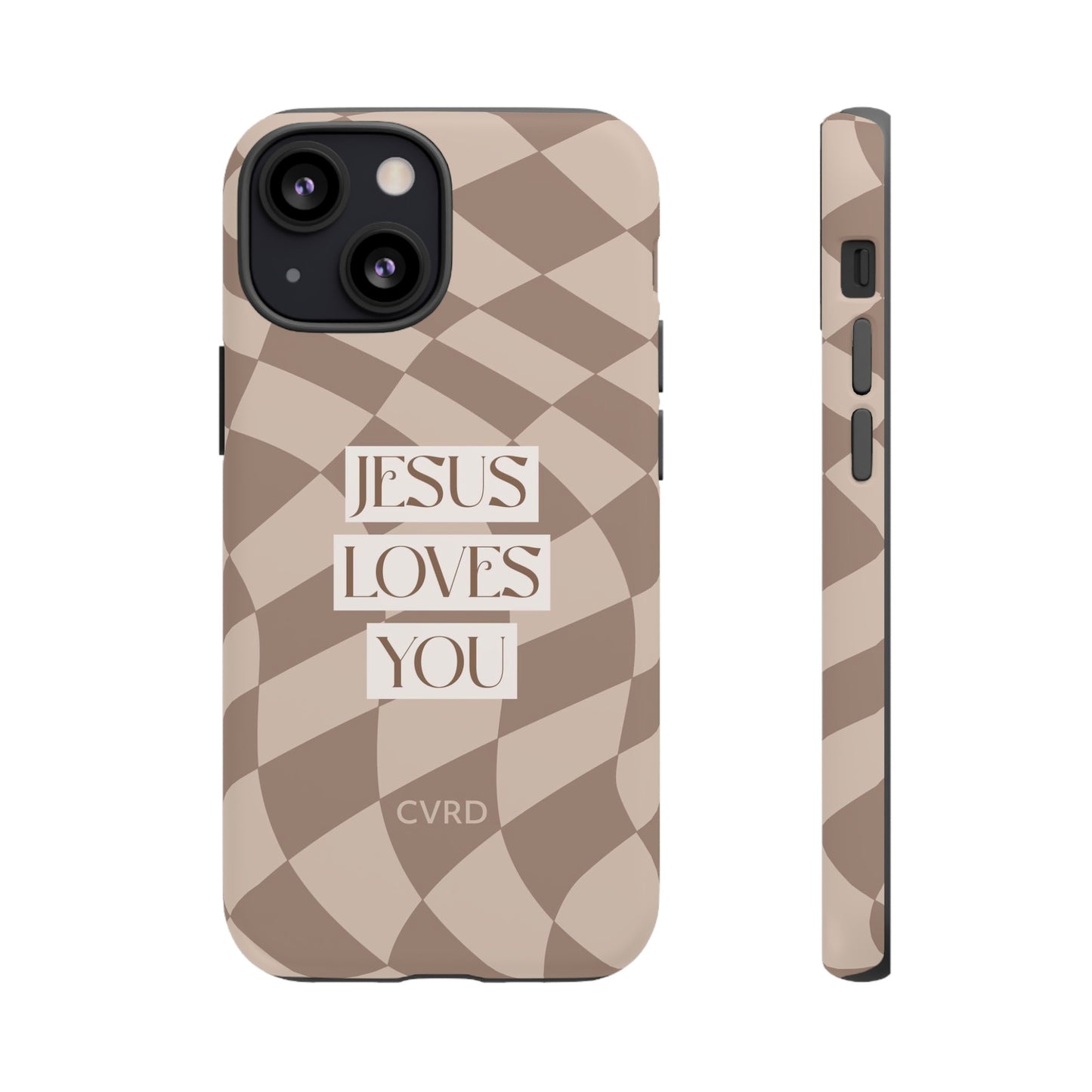 Jesus Loves You, Latte Christian iPhone Case