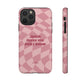 Jesus loves me this I know, Pink iPhone Case