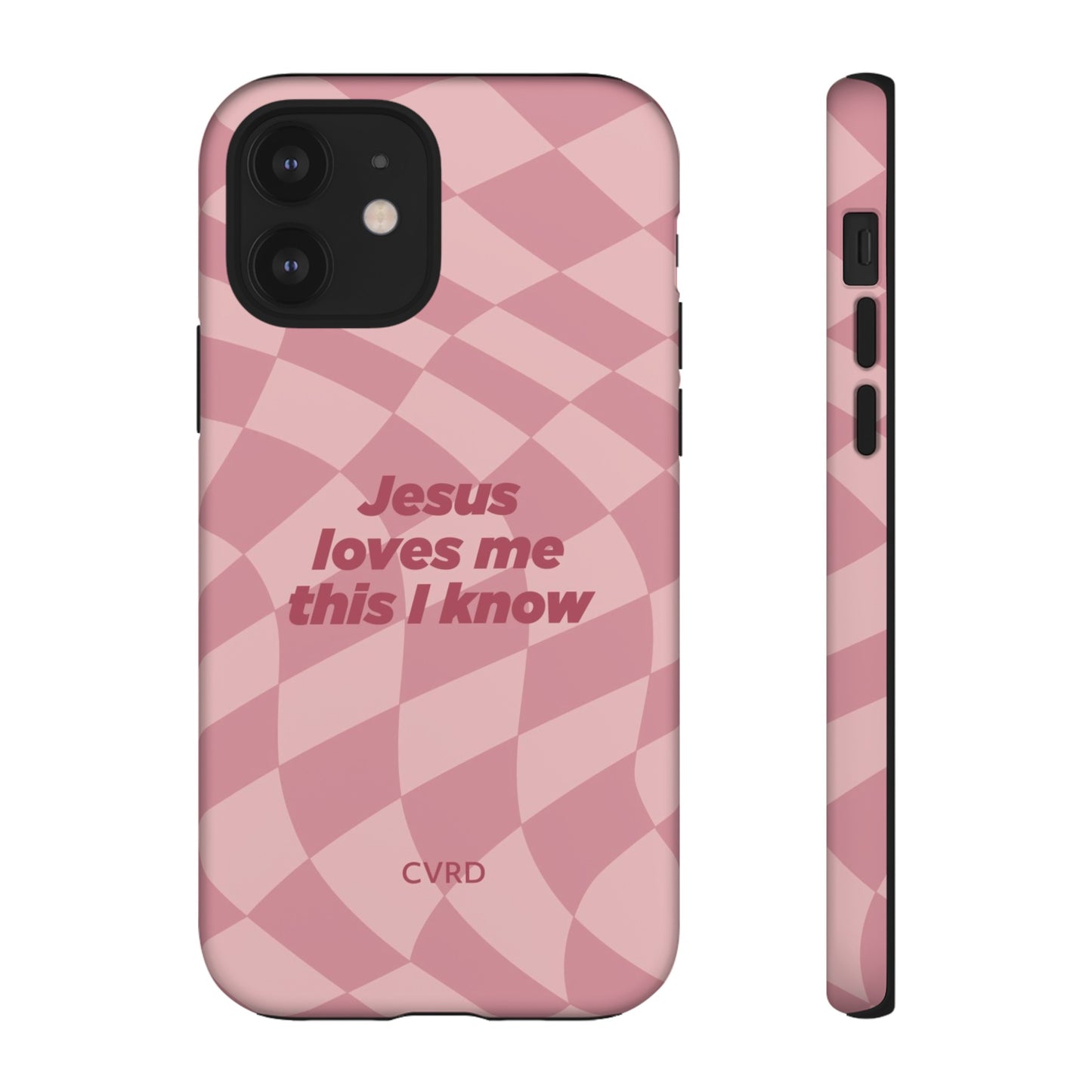 Jesus loves me this I know, Pink iPhone Case