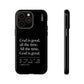 God is Good All The Time, Black iPhone Case