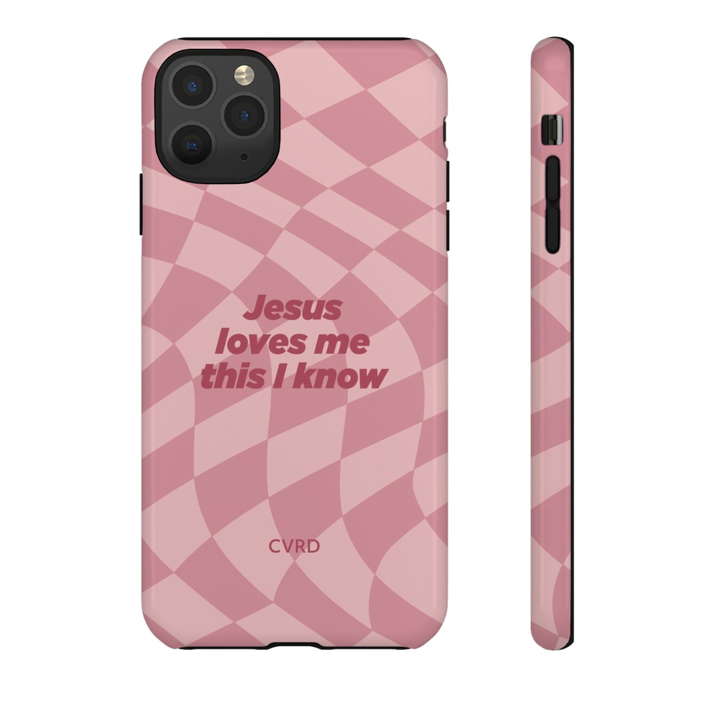 Jesus loves me this I know, Pink iPhone Case