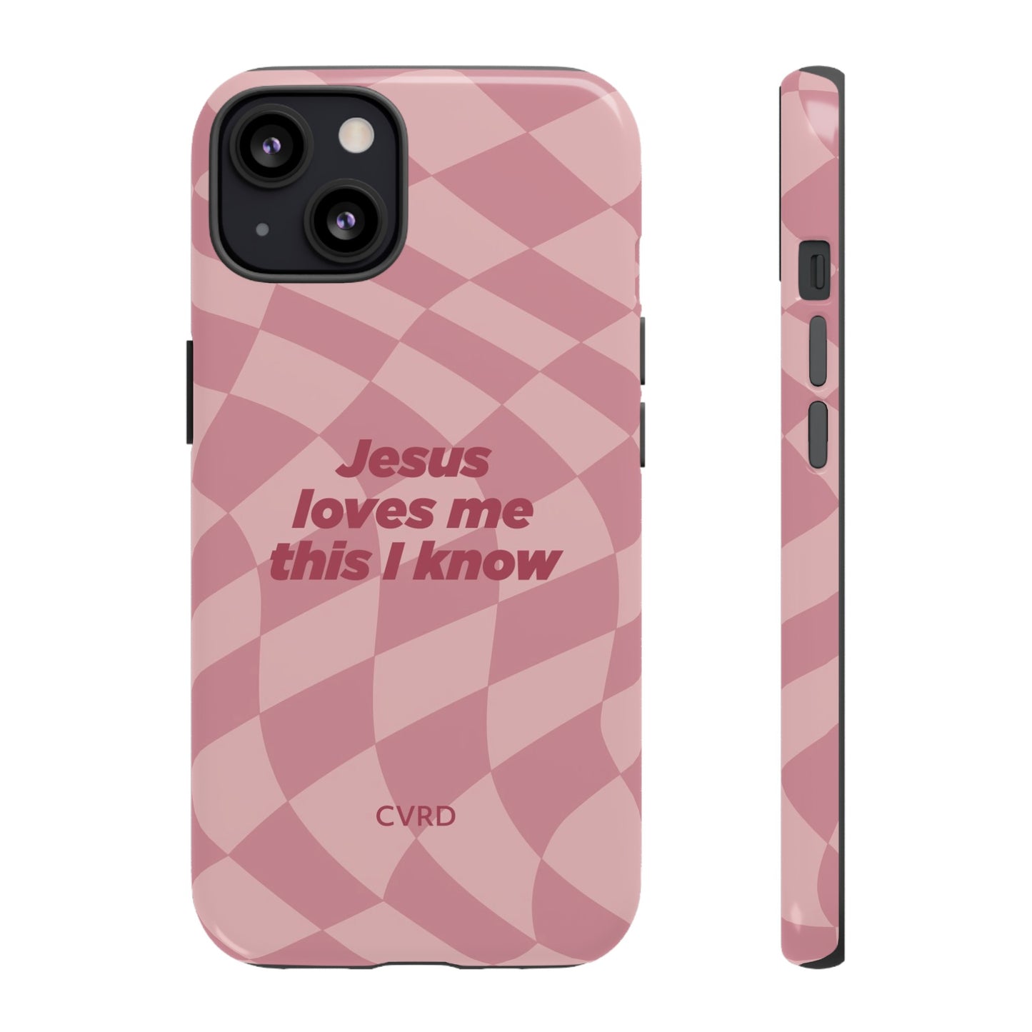 Jesus loves me this I know, Pink iPhone Case