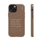 God is Good All The Time, Brown iPhone Case