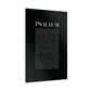 Psalm 91 Christian Art Print - Black (Physical Poster)