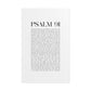 Psalm 91 Christian Art Print - White (Physical Poster)