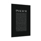 Psalm 91 Christian Art Print - Black (Physical Poster)