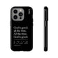 God is Good All The Time, Black iPhone Case