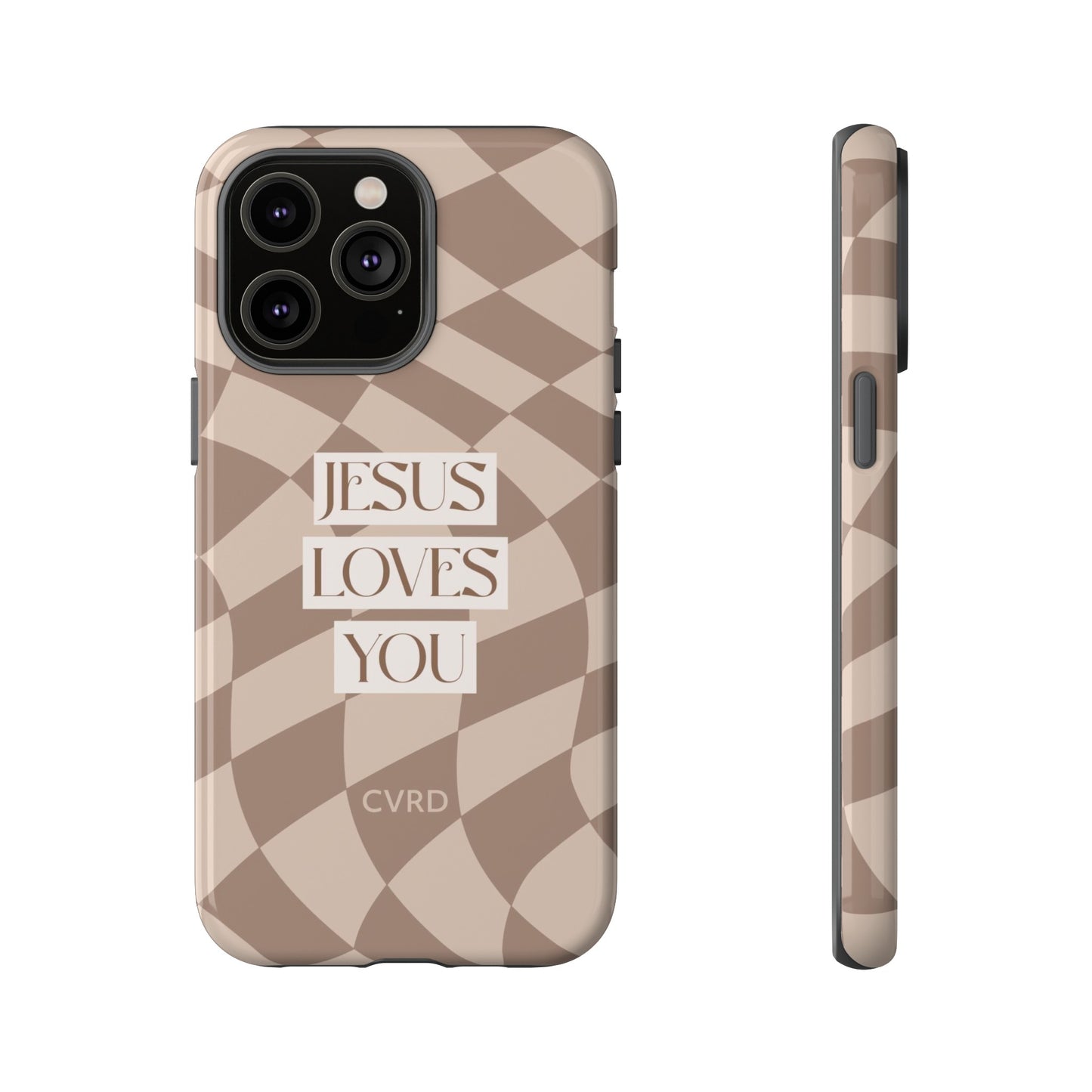 Jesus Loves You, Latte Christian iPhone Case