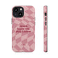 Jesus loves me this I know, Pink iPhone Case