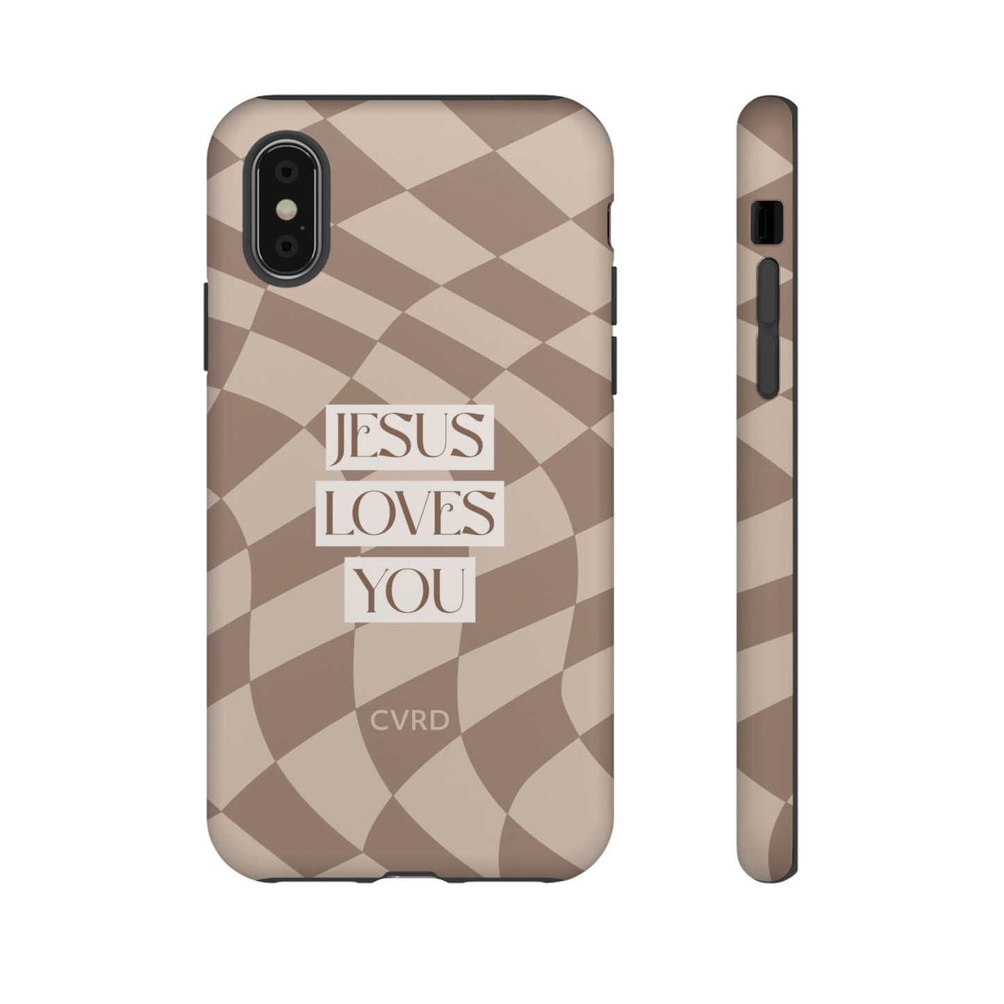 Jesus Loves You, Latte Christian iPhone Case