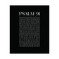 Psalm 91 Christian Art Print - Black (Physical Poster)