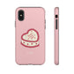 Pink Vintage Heart Cake Christian Phone Case