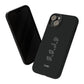 W.W.J.D Black Phone Case