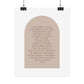 The Lord's Prayer Christian Art Print (Physical)