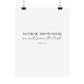 "As for me and my house" Joshua 24:15 Christian Art Print - White (Physical Poster)