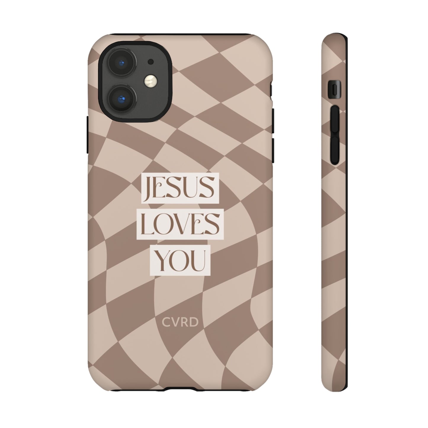 Jesus Loves You, Latte Christian iPhone Case