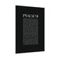 Psalm 91 Christian Art Print - Black (Physical Poster)