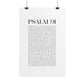 Psalm 91 Christian Art Print - White (Physical Poster)