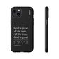 God is Good All The Time, Black iPhone Case