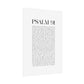 Psalm 91 Christian Art Print - White (Physical Poster)