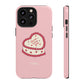 Pink Vintage Heart Cake Christian Phone Case