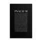 Psalm 91 Christian Art Print - Black (Physical Poster)