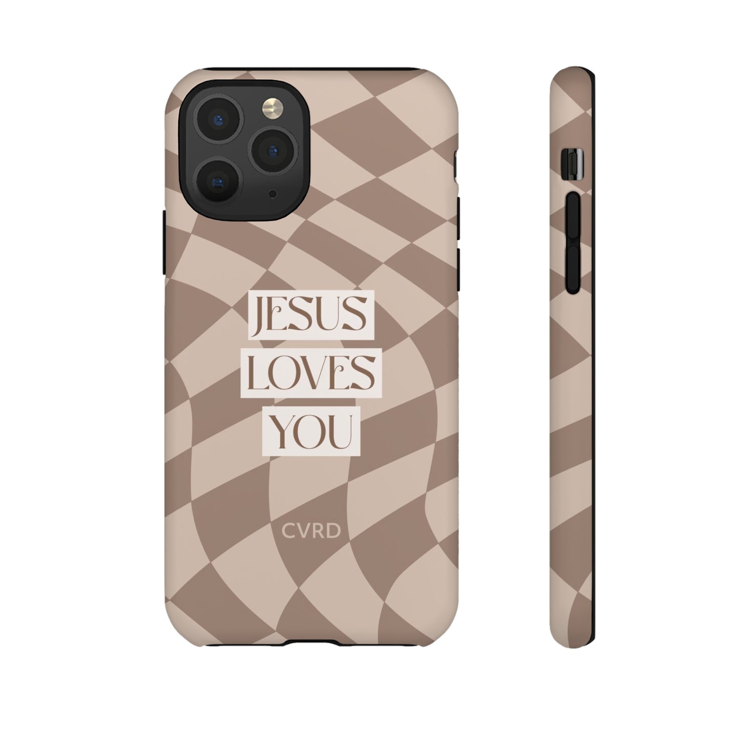 Jesus Loves You, Latte Christian iPhone Case