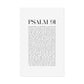 Psalm 91 Christian Art Print - White (Physical Poster)