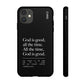 God is Good All The Time, Black iPhone Case