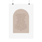 The Lord's Prayer Christian Art Print (Physical)