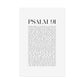 Psalm 91 Christian Art Print - White (Physical Poster)