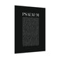 Psalm 91 Christian Art Print - Black (Physical Poster)