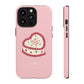 Pink Vintage Heart Cake Christian Phone Case