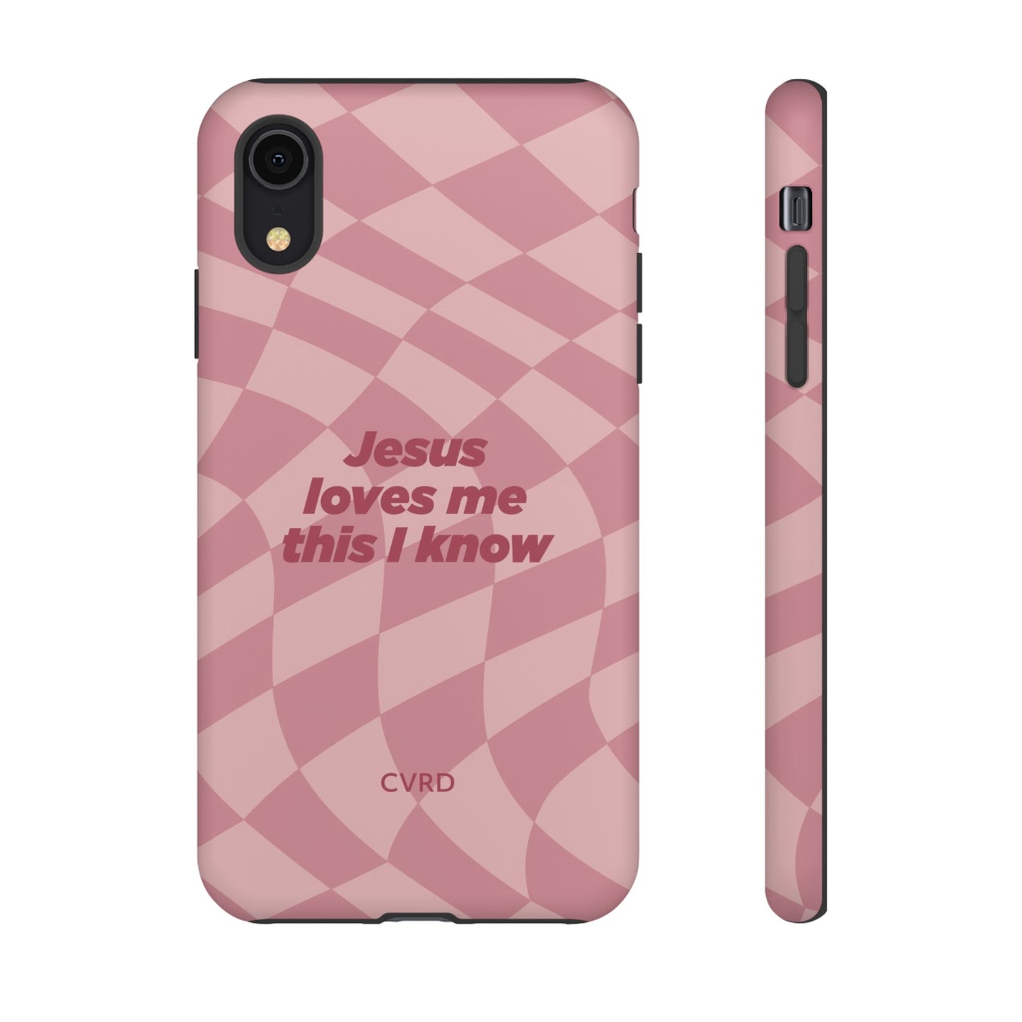 Jesus loves me this I know, Pink iPhone Case