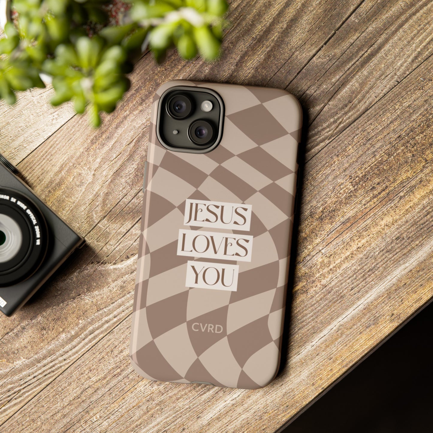 Jesus Loves You, Latte Christian iPhone Case