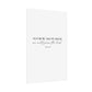 "As for me and my house" Joshua 24:15 Christian Art Print - White (Physical Poster)