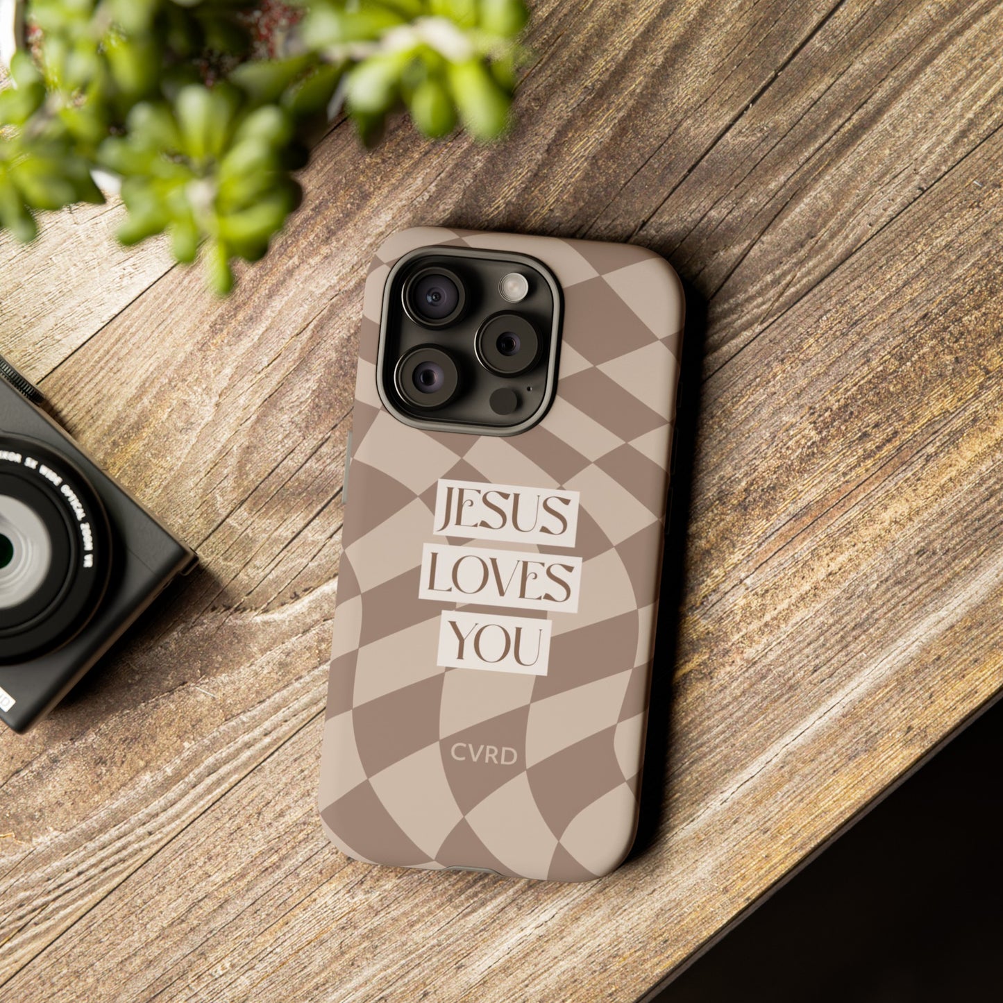 Jesus Loves You, Latte Christian iPhone Case