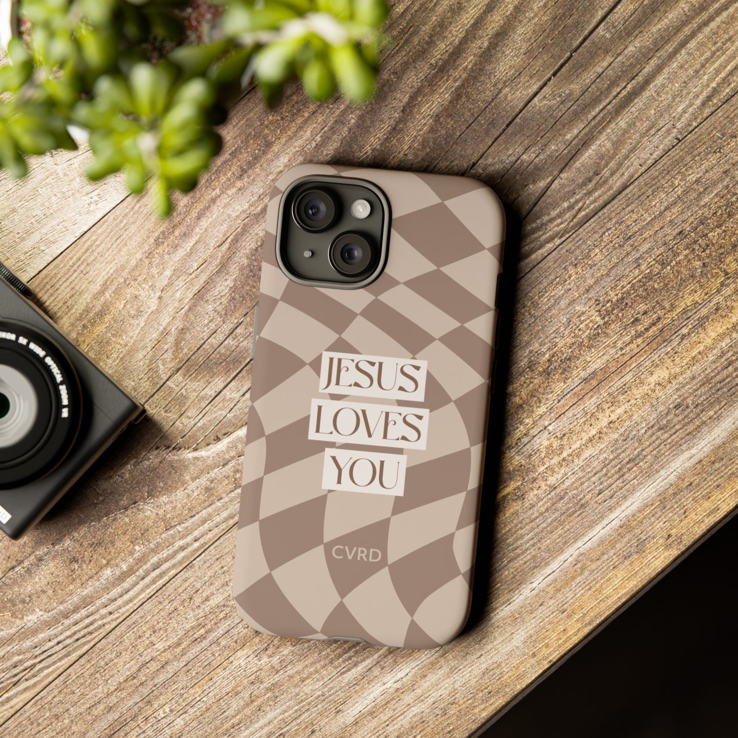 Jesus Loves You, Latte Christian iPhone Case