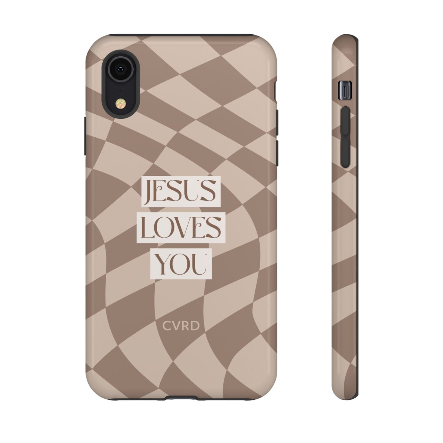 Jesus Loves You, Latte Christian iPhone Case