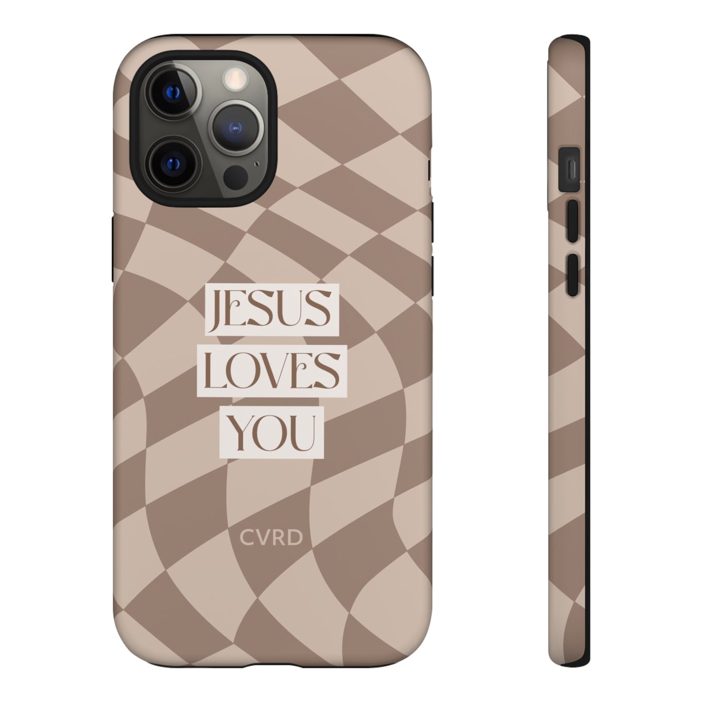 Jesus Loves You, Latte Christian iPhone Case